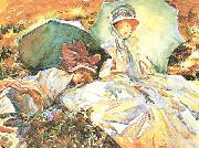 John Singer Sargent Green Parasol oil painting artist